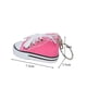 thumbnail image 2 of Mini llavero de zapatos de lona de 7,5 cm, zapatos de tabla pequeña de moda, bolso de coche, llavero de zapatos de simulación colgante, 2 of 5