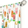 thumbnail image 3 of Cocomelon Animaux  Rideaux Opaque pour la Chambre, Lot de 2, 3 of 3
