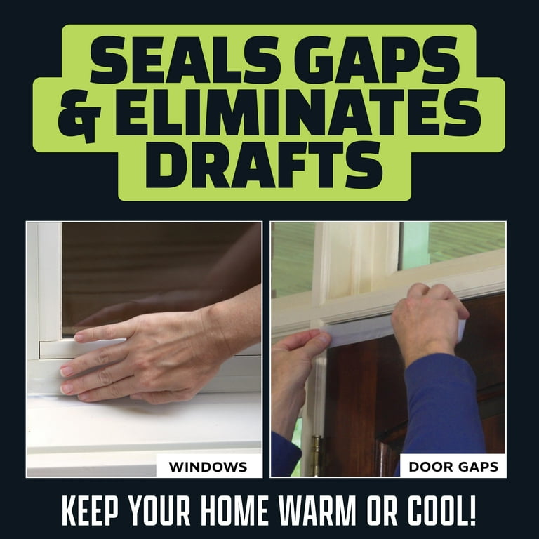 Alien Seal 49 ft - Anti-Draft Adhesive and Flexible Insulator Tape - Set of 3