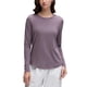 thumbnail image 1 of Remera CRZ YOGA de Algodón Pima, Cuello Redondo, Manga Larga, Morada XL, 1 of 6