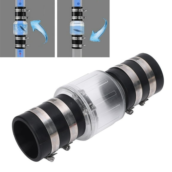 Sump Pump Check Valve, Sump Check Valve Transparent for 1-1/2 Inch Pipe