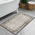 thumbnail image 2 of Washable Vintage Kitchen Mat 31"x20" Non Slip Soft Plush Low Profile Kitchen Rug, Distressed Medallion Oriental Style Sink Mat for Laundry Room Bedroom Office, 2 of 6