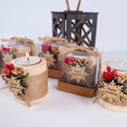 thumbnail image 5 of Set of 10 Christmas Wooden Candle Holder Gift, Noel New Year Xmas Favors, 5 of 6