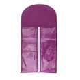 thumbnail image 4 of 10x Bolsa de almacenamiento de extensiones de cabello múltiples Almacenamiento de postizos para almacenar cabello humano Púrpura jinwen Bolsa de almacenamiento de peluca, 4 of 5