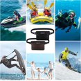 thumbnail image 5 of Caja de playa impermeable de 2 piezas, bolsa impermeable, bolsa de playa impermeable con cinturón ajustable para nadar en la playa, negro, azul, 5 of 5