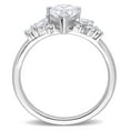 thumbnail image 5 of Created Forever Women's 1-3/8 CT T.W. Multi-Shape Lab-Created Diamond 14kt White Gold Engagement Ring, 5 of 10