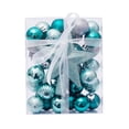 thumbnail image 1 of Adornos navideños con forma de estrella en la copa del árbol, bolas colgantes decorativas para Navidad Verde, 1 of 6