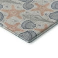 thumbnail image 4 of Addison Rugs Mayfield Washable Coastal Shells Peach Rectangle Rug, 8' x 10', 4 of 6