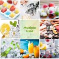 thumbnail image 5 of Juego de 2 bandejas para cubitos de hielo con tapa, moldes de silicona para hielo, sin Bpa, Lfgb, bandeja para cubitos de hielo para cócteles de agua y otras bebidas, 5 of 5