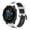 White-Black, variant on For Garmin Forerunner 245 20mm Vertical Pattern Two-color Silicone Watch Band