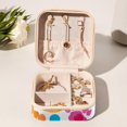 thumbnail image 6 of Dog Paw Print Travel Portable Jewelry Organizer: Square Bracelet Holder, Jewelry Display, and Box for Girls and Women, 6 of 6