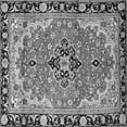 thumbnail image 1 of Ahgly Company Indoor Square Medallion Gray Traditional Area Rugs, 6' Square, 1 of 1