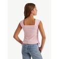 thumbnail image 2 of Justice Girl's Cap Sleeve Cinch Tee, Sizes XS - XLP, 2 of 6