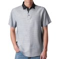 thumbnail image 6 of Summer Lapel Pinstripe Shirt for Men - Casual Short - Sleeved T - Shirt, Ripstop Fabric, Durable & Comfortable, Multiple Sizes, Ideal for Outdoor, 6 of 6