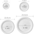thumbnail image 2 of Plato Desechable 100 Uds Plato de Papel Biodegradable de 17,8cm Platos Desechables de Caña de Azúcar Ecológicos y Compostables, 2 of 5