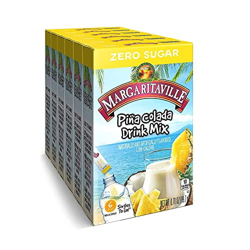 Margaritaville Singles To Go Water Drink Mix Margarita Flavored, Non