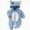 A4-Blue, variant on Baby Jumpsuit For And Winter Baby's Thick Warm Long Sleeved Clothes With Fleece Newborn Going Out