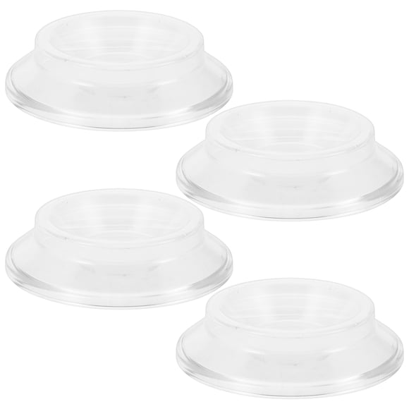 MOVTOTOP 4PCS Wood Floor Protectors Piano Caster Cups Non Slip Anti Noise for Upright Piano Furniture Leg Pads on Hardwood Floors