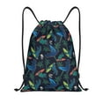 thumbnail image 1 of Saiise Dinosaur Pattern Sports Drawstring Backpack - String Swim Gym Bag with Wet Proof Pocket for Women&Men-Small, 1 of 6