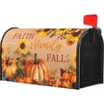 thumbnail image 3 of Fall Mailbox Covers Magnetic Standard Size 18X21 Inch Autumn Harvest Pumpkin Decorative Mailbox Covers Magnetic Thanksgiving Maple Leaf Mailbox Post Cover Mailbox Wraps Decor for Home Garden Yard, 3 of 6