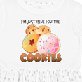 thumbnail image 4 of Inktastic I'm Just Here for the Cookies Girls Toddler Dress, 4 of 5