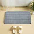 thumbnail image 4 of Memory Foam Outdoor Indoor Outdoor Bathroom Kitchen Carpet Floor Mat Grid 80X50Cm Gray,Carpet Welcome Decor Day Room Living Doormats Carpet Home Carpets Bathroom Products Memory Foam 80X50Cm, 4 of 6