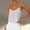 White, variant on CUZIBR Women Cami Solid Color Spaghetti Strap Scoop Neck Loose Fit Crop Top Camisole Summer Sleeveless Tank Top Casual Blouse Lightweight Basic Beach Vacation Shirt,Army Green,L