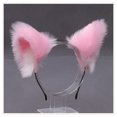 thumbnail image 1 of Furry Animal Cat Ears Diadema Cat Helmet Halloween Cosplay Party Soft, Color 3 ER, 1 of 3