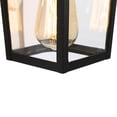 thumbnail image 5 of LNC Outdoor Wall Sconce,1-Light Black Lantern Wall Light with Clear Glass Shade(2pcs/pack), 5 of 6