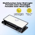 thumbnail image 2 of Luz Solar Luz Solar Portátil para Exteriores Luz de Camping Luz de Trabajo Luz de Pared Solar IP65 Impermeable 1000 Lúmenes para Porche Jardín, 2 of 5