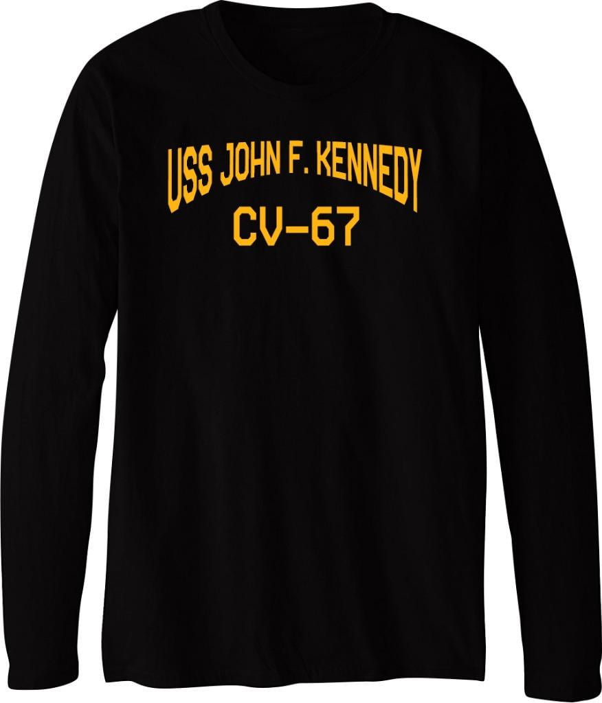USS John F. Kennedy CV-67 Aircraft Carrier Standard Size Long Sleeve ...