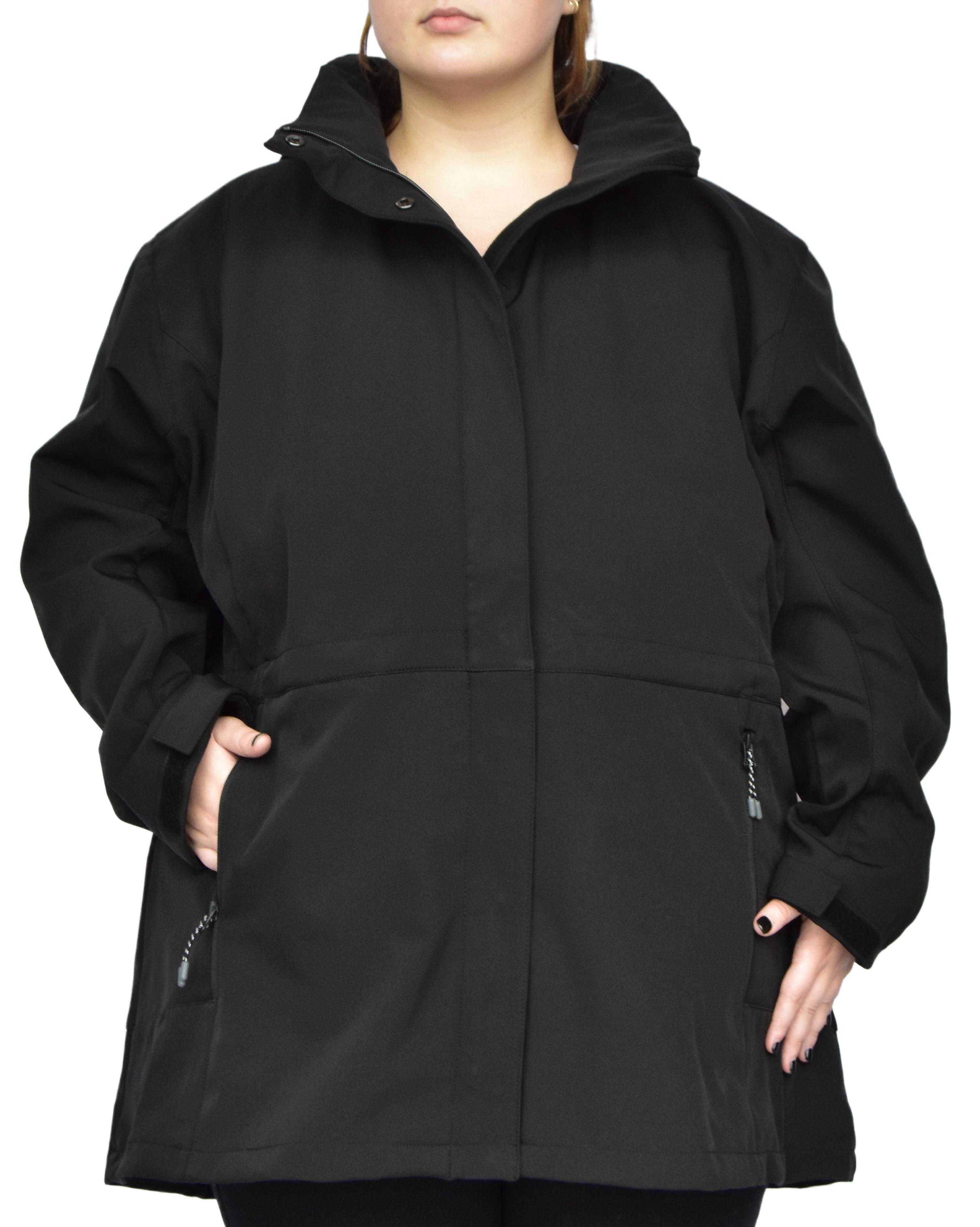 Snow Country Outerwear Salopette Da Sci Pesanti Donna Plus Size (1X-6X) – Impermeabili, Isolate E Comode Per Lo Snowboard! Vertex Superiore Anteriore, Nero, 4X