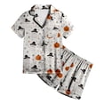 thumbnail image 5 of 12-13 Years Teen Halloween Pajama Set Long Sleeve Pants Sleepwear Outfits Halloween Pajama Set Princess Pajamas, 5 of 5