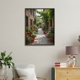 thumbnail image 4 of Paint By Numbers Kit for Adults Beginner - DIY Stone Alleyway Vibrant Flowers Pathway Canvas Painting Kits for Adults, Frameless Paint By Number for Adults for Home Wall Decor 16x20 Inch, 4 of 7