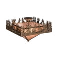 thumbnail image 4 of Meyda Tiffany 82111 Pine Lake 2 Light 20" Wide Flush Mount Ceiling Fixture - Copper, 4 of 4