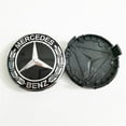 thumbnail image 4 of 4 Pieces Center Caps Compatible With Mercedes Benz 75mm Center Wheel Cover Abs Car Accessories, 4 of 4