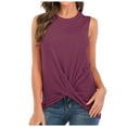 thumbnail image 1 of Mrzvby Camisole d'Été pour Femmes Débardeur Décontracté Ample Coloré Sans Manches Version Longue de la, 1 of 5