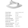 thumbnail image 2 of Support de Projecteur Portable Réglage d'Angle Supports de Bureau Universels Support Vidéo Projeteur Moins de 4KG, 2 of 7