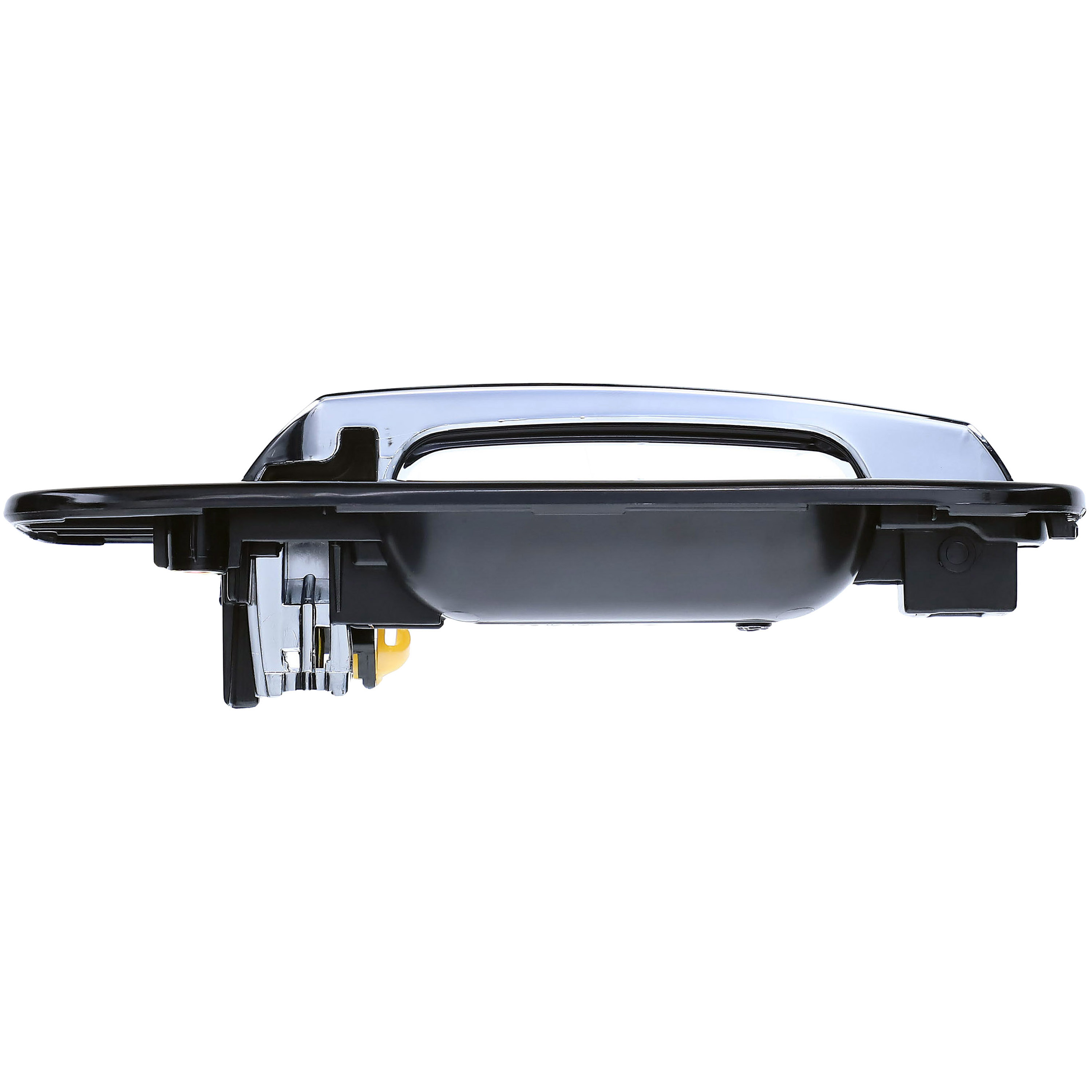 Dorman 834MX Rear Passenger Side Exterior Door Handle for Specific Nissan Models, Chrome Lever and Black Housing