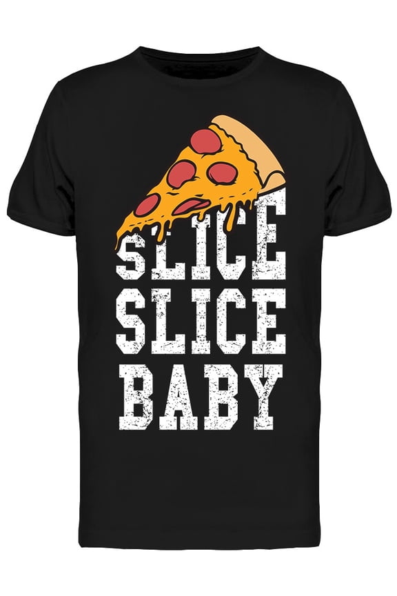 Pizza Slice Baby Tee Men's -Image by Shutterstock Men's T-shirt