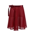 thumbnail image 7 of iiniim Kids Girls Chiffon Ballet Dance Mini Wrap Skirts Ballerina Dancewear Sizes 4-12, 7 of 7