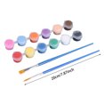 thumbnail image 2 of DIY For Kids Adults White Animal Hand Painted Face Animal Party 10PCS A Set Of Pigment Pens 3ml Party Party 9, 2 of 3