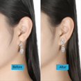 thumbnail image 5 of 8 Piezas Respaldos de Aretes para Orejas Caídas, Reemplazos de Respaldos de Levantadores de Aretes para Aretes Pesados, Plata, 5 of 5