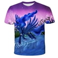 thumbnail image 1 of Camiseta para niños, camiseta de dinosaurio, ropa de unicornio de poliéster para niñas y niños, camiseta de manga corta para niños, ropa para bebés Teen12T Gao Jinjia LED, 1 of 2