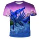 thumbnail image 1 of Camiseta para niños, camiseta de dinosaurio, ropa de unicornio de poliéster para niñas y niños, camiseta de manga corta para niños, ropa para bebés Teen13T Gao Jinjia LED, 1 of 2