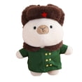 thumbnail image 4 of Capybara Plush Coat Hat Suave Coleccionable Felpa Capybara Doll Lindo Capybara Plush blanco y L, 4 of 9