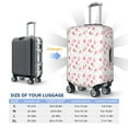 thumbnail image 6 of Haiem Tulips Flowers Luggage Cover Printed Suitcase Covers for Luggage Elastic Washable Suitcase Protector Fits 18-32 Inch Luggage-Small, 6 of 9
