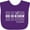Purple, variant on Inktastic He is Risen Mirror Words Boys or Girls Baby Bib