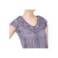 thumbnail image 3 of EZI Nightgowns for Women - Soft & Breathable Satin Night Gowns for Adult Women - Medium to Plus Size Womens Sleep Shirts - Knee-Length Nightgown, 3 of 6