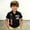 Black1, variant on Boys 4th of July Polo Short Sleeve Lapel Patriotic Vertical Flag Text Patch Print Casual Tops Kids Shirts 250th Independence Day 6-7 Years